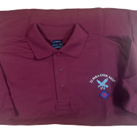 23 Regt, Polo Shirt, Maroon.