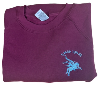 9 Para Squadron SweatShirt, Maroon, Small Pegasus Logo