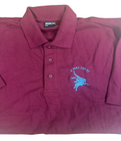 9 Para Squadron, Polo Shirt, Maroon, Pegasus Emblem.
