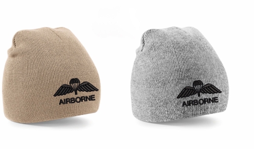 Beanie, Black Wings & 'AIRBORNE' wording logo